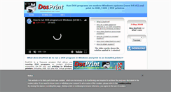 Desktop Screenshot of dosprint.com