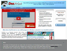 Tablet Screenshot of dosprint.com